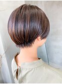 センターパート、ハンサムショート、ベリーショート、前下がり