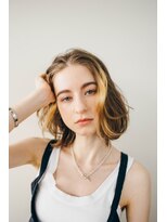 ピズム(PISM) 大人ウェーブボブ/ハイライト