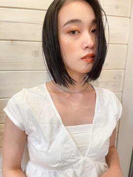 オーシャン(Ocean) ［OCEAN　Hair&Life]ヌーディ/ワンレングス/黒髪