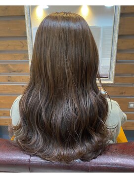 ルー(loup) オリーブベージュ/ミルクティーブラウン/ブリーチなし/髪質改善