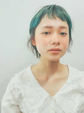 ホリデイズ ケアアンドスパ 練馬 豊島園(HOLIDAYS) 【HOLIDAYS】デザインカラー×顔周りレイヤー/練馬/髪質改善