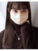 【白川style】20代30代40代小顔カット大人かわいいぱっつん前髪