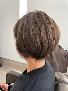 シークレットベースエヌ(Secret Base N) 美シルエット☆大人キレイな丸みショートボブ　20代30代40代☆