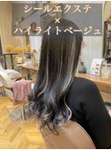 【シールエクステ】ハイライトベージュ