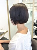 #ミニボブ#ツヤツヤカラー#アッシュベージュ