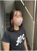 透明感髪質改善ベージュダブルカラーミルクティーグレージュ