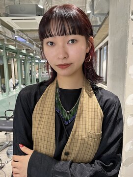 ロジ(loji) ワイドバング×ミディアムボブ