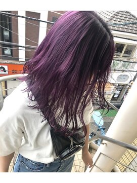 フィン(fin,) fin,/グレージュカラー/ボブウルフ/黒髪/ココアベージュ/パーマ