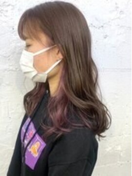 ヒート バイ アンカットラウンジ 渋谷(HEAT by UNCUT&LOUNGE) ☆パープルインナーカラー/ダブルカラー/ハイライト