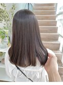 ミディアム地毛風ストレート