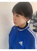 ミニマムでお手入れしやすいショートボブ 似合わせ◎/福島市