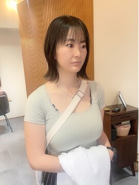 トワ(toi) 顔まわりストレート×外ハネスタイリング【横浜/横浜駅】