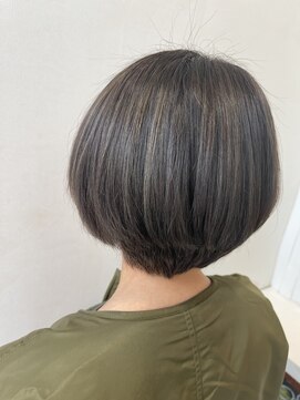 ヘアポジション 大曲飯田店(HAIR Position) 大人ハイライト白髪ぼかし