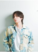 【LADHAIR】メンズセンターパートウルフ