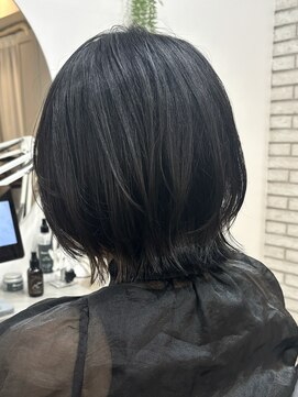 メモリーズ 水天宮前店(Memories) レイヤーボブ/ウルフ/くせ毛/白髪ぼかし/銀座