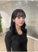 地毛風透明感カラー