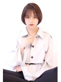 20代30代40代50代ボブルフネビージュ小顔ワンレンショート