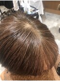 【天然ヘナカラー】天然白髪のぼかし　頭皮弱い/敏感肌の方