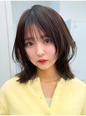レイヤーカット/ウェットヘア/縮毛矯正/ニュアンスパーマ