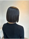 切りっぱなしボブ/肩上ボブ/20代30代