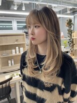 サロンドジョー(salon de joe)&nbsp;【井上】レイヤーカット韓国顔まわりフェイスレイヤー横浜