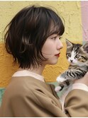 ★暗めカラーグランマッシュフェイスフレーミングデザインカラー