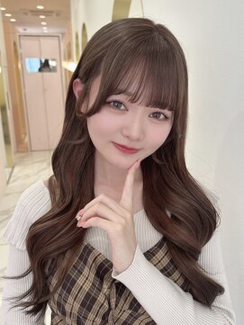 リルミー(Lilme) アイドルシースルー前髪 チョコレートベージュ *Lilme*