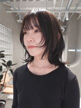 テクネ 天神大名(techne)&nbsp;天神大名顔周りレイヤーカットミディアムボブタッセルボブ今泉