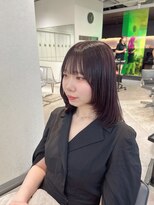 ユーフォリア 渋谷グランデ(Euphoria SHIBUYA GRANDE) ダークラベンダー ラベンダーカラー レイヤーカット YUKI