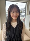 【miwa style】20代30代  ミディアム × ダークモカ 福岡