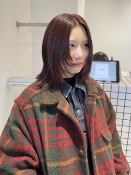 ノーヴァン デフォーム(NOVAN DEFORM) チェリーレッド/チェリーブラウン/暖色カラー/ダブルカラー