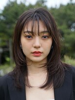 ワン 辻堂(one)&nbsp;オリーブベージュ/ウェットヘア /レイヤーカット/辻堂