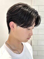 オーシャントーキョー 仙台(OCEAN TOKYO)&nbsp;ニュアンスパーマシースルーマッシュショート黒髪毛流れ韓国