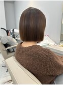 ショートカットショートボブレイヤーボブブリーチなしカラー
