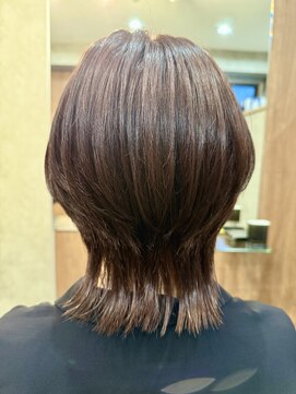 ベルエ(Belle) クラゲカット#錦糸町#ブリーチなしカラー#レッドカラー