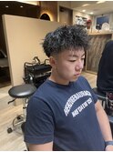 ［爽やかに決める!!］短髪パーマ