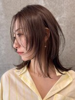 ピークアブー 原宿ハラカド(PEEK-A-BOO) ミディアムレイヤー /シャギー /ハッシュカット /顔周りレイヤー