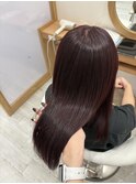 ワンカラーワインレッドカラー