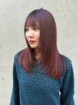 ノラ ヘアーサロン(NORA HAIR SALON)&nbsp;【喜友名】セミロングハッシュカットレイヤーカットくびれヘア