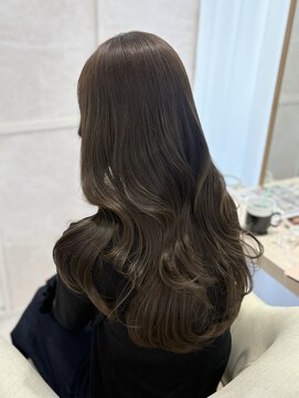 オリーブブラウン / ブリーチなしWカラー
