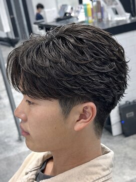 オーバル ジングウマエ(OVARL jingumae) フェザーパーマシースルーセンターパート