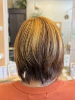美容室 ココロ(Co Co Lo)&nbsp;ハイライト+縮毛矯正の美髪ショート