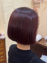 クレドガーデン 川口店(CRED GARDEN)&nbsp;大人ボブ/カシスレッド/深みレッド/大坂優菜