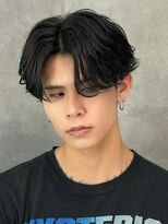 エルマーク 四条烏丸(L-MARK)&nbsp;センターパート/ニュアンスパーマ/ダウンパーマ/men's