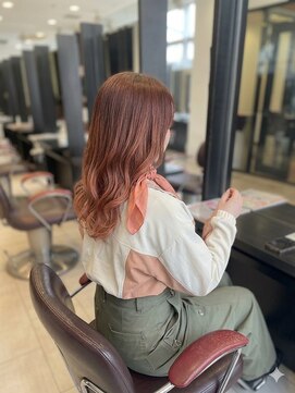 アース 大宮宮原店(HAIR&MAKE EARTH) ピンクベージュ×デジタルパーマ