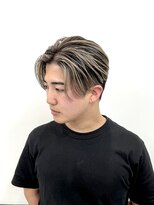 メンズラピス 栄店(Men's Lapis) メンズカットハイライトカラーセンターパートツーブロック