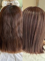 サラジュ 仁川店(SARAJU)&nbsp;【髪質改善特化】うねり広がり改善ストレート＆白髪ぼかしカラー