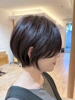 チャンプ 瓢箪山店(Champ)&nbsp;くびれショートボブ 高濃度水素カラー／髪質改善カラー