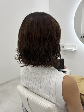 アイニ 天王寺アポロ店(aini) ボブ×王道ミックスウェーブパーマ〈airi〉
