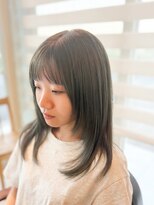 バイモア(219 by MORE)&nbsp;【結んでも可愛い】小顔フェイスラインカット×シアーストレート